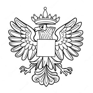 Polen Flagge Ausmalbild | Polen Ausmalbild