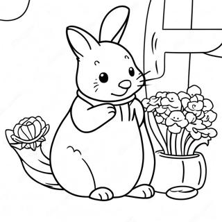 Beatrix Potter Ausmalbild | Beatrix Potter Ausmalbild