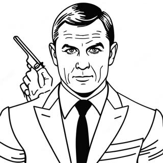 James Bond Ausmalbild | James Bond Ausmalbild
