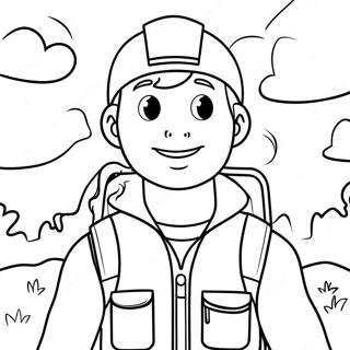 Abenteuerlicher Ryan Ausmalbild | Ryan Ausmalbild