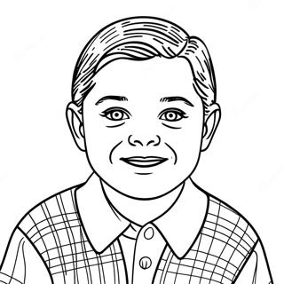 Young Sheldon Ausmalbild | Junger Sheldon Ausmalbild
