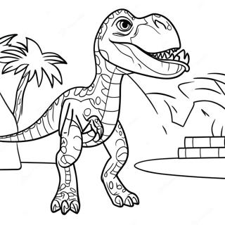 Indoraptor Jurassic World Ausmalbild | Indoraptor Jurassic World Ausmalbild