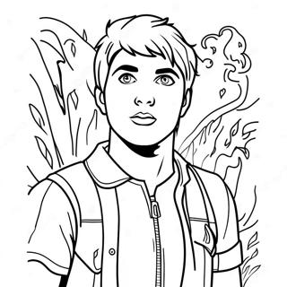 Percy Jackson Ausmalbild | Percy Jackson Ausmalbild