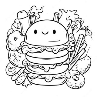 Wendys Happy Meal Ausmalbild | Wendy's Ausmalbild