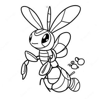 Beedrill Ausmalbild | Beedrill Ausmalbild