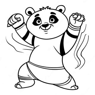 Kung Fu Panda Ausmalbild | Kung Fu Panda Ausmalbild