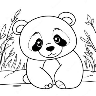 Po der mutige Panda Ausmalbild | Kung Fu Panda Ausmalbild