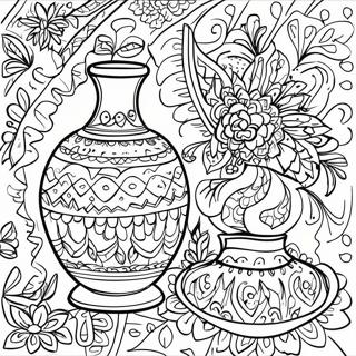 Talavera Keramik Ausmalbild | Talavera Ausmalbild