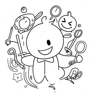 Ausmalbild vom Assassination Classroom | Attentatsklasse Ausmalbild