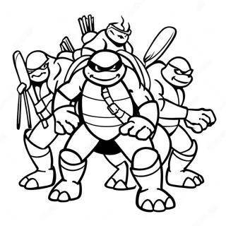 April Ninja Schildkröten Malvorlagen