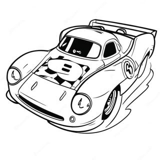 Dirt Track Rennwagen Malvorlagen