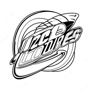 Logo der Carolina Hurricanes Ausmalbild | Carolina Hurricanes Ausmalbild