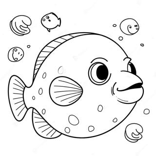 Blobfisch Ausmalbild | Blobfisch Ausmalbild
