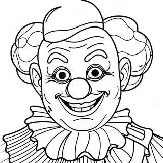 Gruseliger Art der Clown Ausmalbild | Art der Clown Ausmalbild