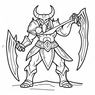 Diablo Ausmalbild | Diablo Ausmalbild