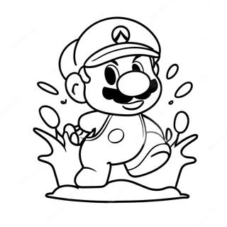 Eis Mario Ausmalbild | Eis Mario Ausmalbild