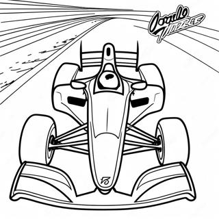 Indy Auto Ausmalbild | Indy Auto Ausmalbild
