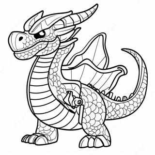 Ninjago Drache Ausmalbild | Ninjago Drache Ausmalbild