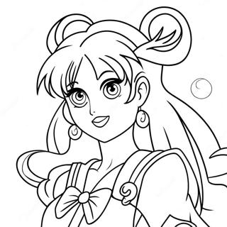 Sailor Pluto Ausmalbild | Sailor Pluto Ausmalbild