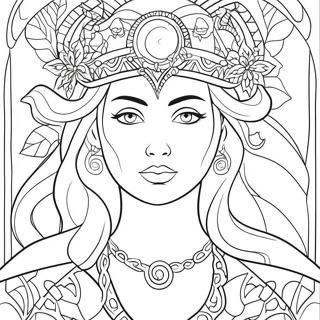 Wicca Malvorlagen