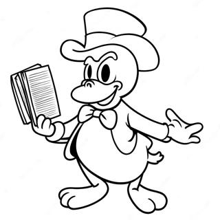 Dagobert Duck Ausmalbild | Dagobert Duck Ausmalbild
