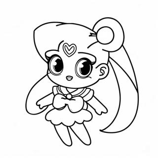 Chibi Sailor Moon Ausmalbild | Chibi Sailor Moon Ausmalbild
