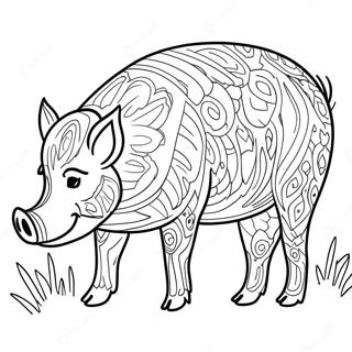 Wildschwein Ausmalbild | Wildschwein Ausmalbild