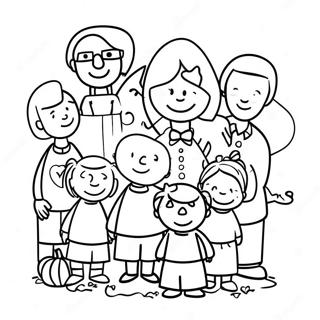 Ich bin dankbar für Familie Ausmalbild | Ich bin dankbar für Ausmalbild