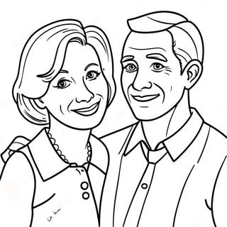 Mama und Papa Ausmalbild | Mama und Papa Ausmalbild