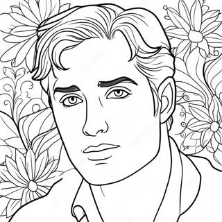 Edward Cullen Ausmalbild | Edward Cullen Ausmalbild