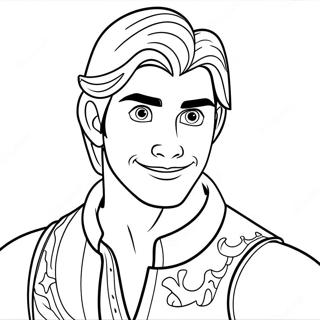Charmanter Flynn Rider Ausmalbild | Flynn Rider Ausmalbild