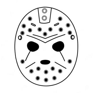 Jason Maske Ausmalbild | Jason Maske Ausmalbild