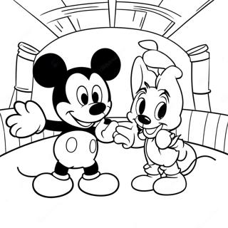 Mickey Mouse Playhouse Abenteuer Ausmalbild | Playhouse Disney Ausmalbild