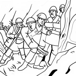 Grabenkrieg Erster Weltkrieg Malvorlagen