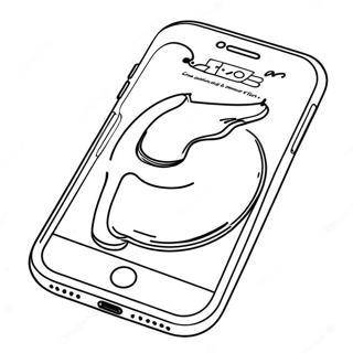 iPhone 14 Ausmalbild | iPhone 14 Ausmalbild