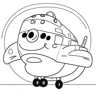 Fat Albert Ausmalbild | Fetter Albert Ausmalbild