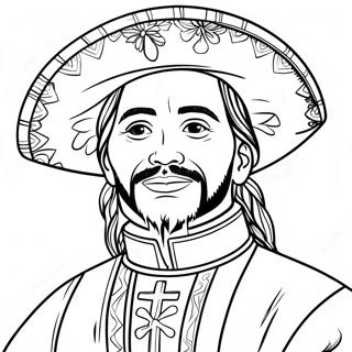 Juan Diego Ausmalbild | Juan Diego Ausmalbild