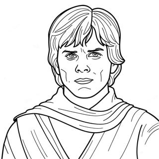 Luke Skywalker Ausmalbild | Luke Ausmalbild