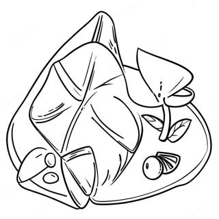 Hamantaschen Ausmalbild | Hamantaschen Ausmalbild