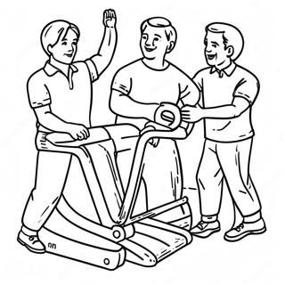 Spaßige Ausmalbilder für Physiotherapie-Übungen | Physiotherapie Ausmalbild