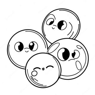 Countryballs Ausmalbild | Länderbälle Ausmalbild