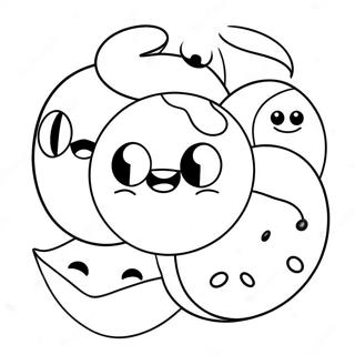 Lustiges Countryballs Ausmalbild | Länderbälle Ausmalbild