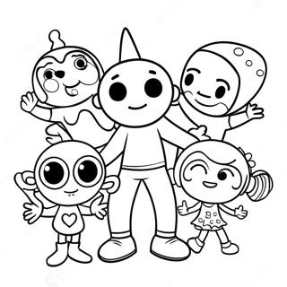 Doodlebops Ausmalbild | Doodlebops Ausmalbild