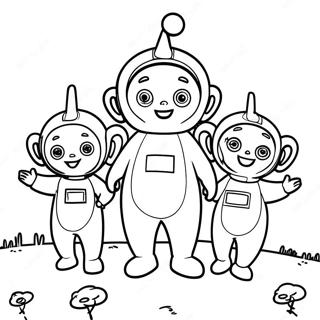 Teletubbies Ausmalbild | Teletubbies Ausmalbild