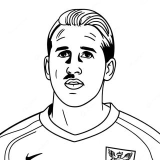 Harry Kane-Ausmalbild | Harry Kane Ausmalbild