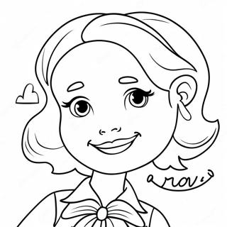 Rosies Regeln-Ausmalbild | Rosies Regeln Ausmalbild