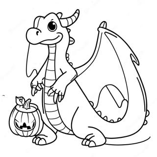 Halloween Drache Ausmalbild | Halloween Drache Ausmalbild