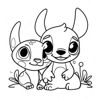 Lilo und Stitch Ausmalbild | Lilo und Stitch Ausmalbild