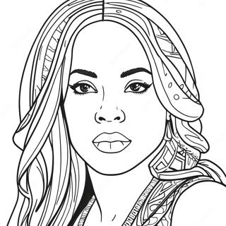 Aaliyah Ausmalbild | Aaliyah Ausmalbild