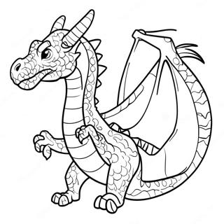 Erddrache Ausmalbild | Erddrache Ausmalbild